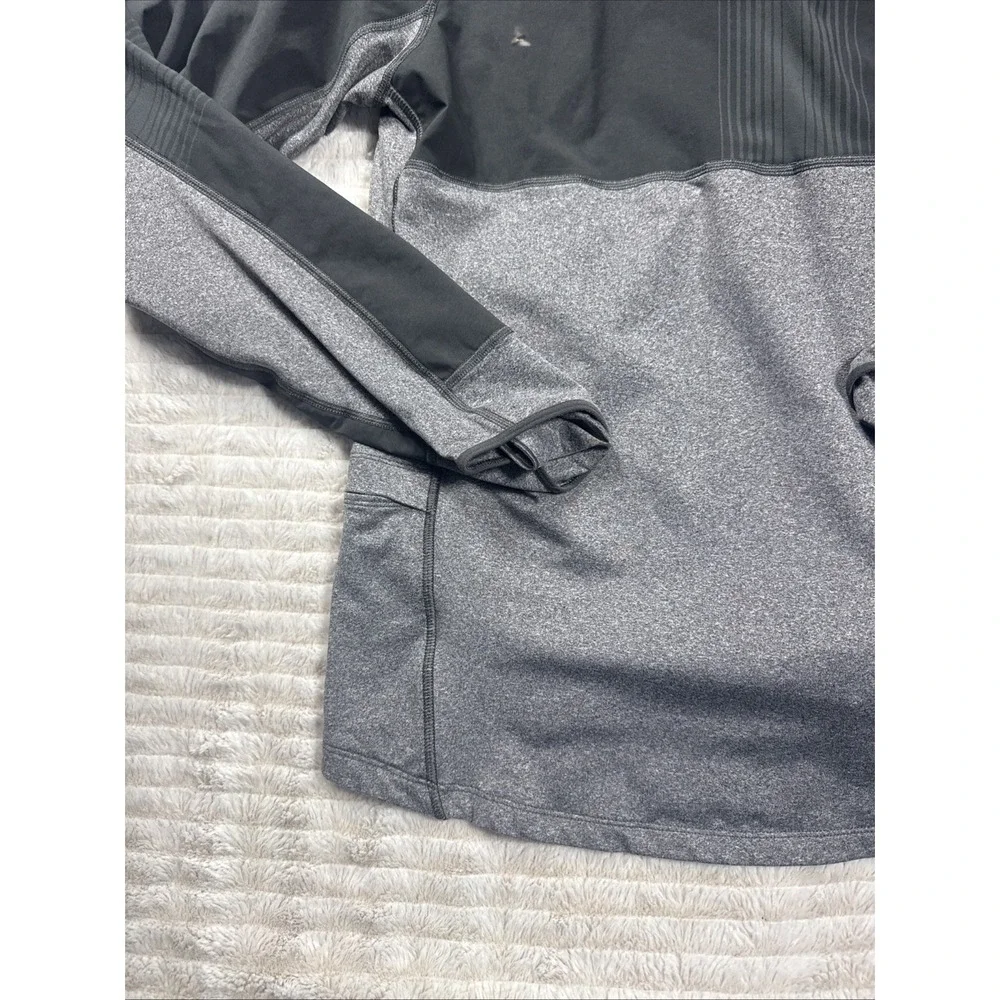 Nike Running Dri-FIT Women's Quarter Zip Pullover Black Reflective Large Thermal
